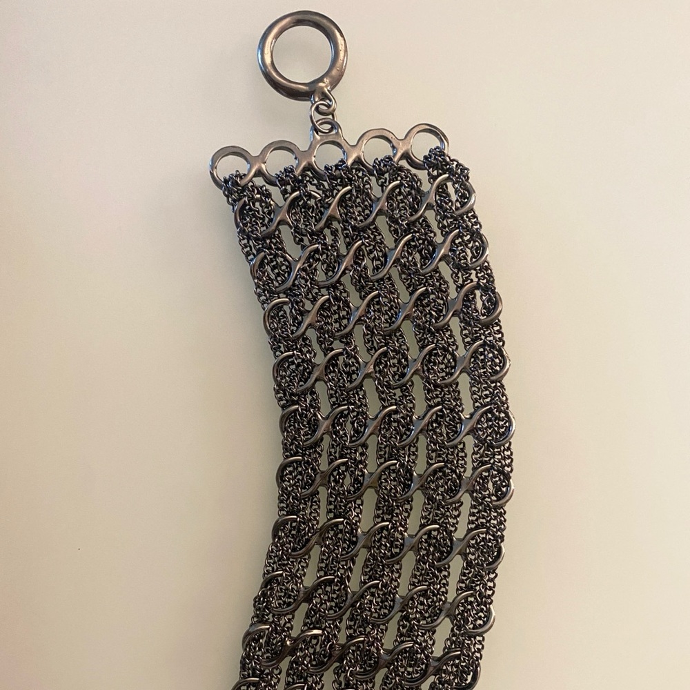 Gothic Rhinestone Chain Bracelet - Picture 3 of 5